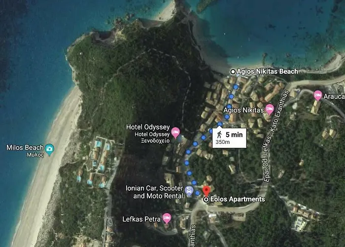 Eolos With Private Parking * Agios Nikitas